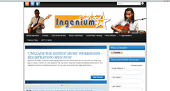 Desktop Screenshot of ingenium.org.uk