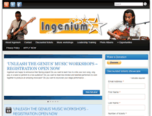 Tablet Screenshot of ingenium.org.uk